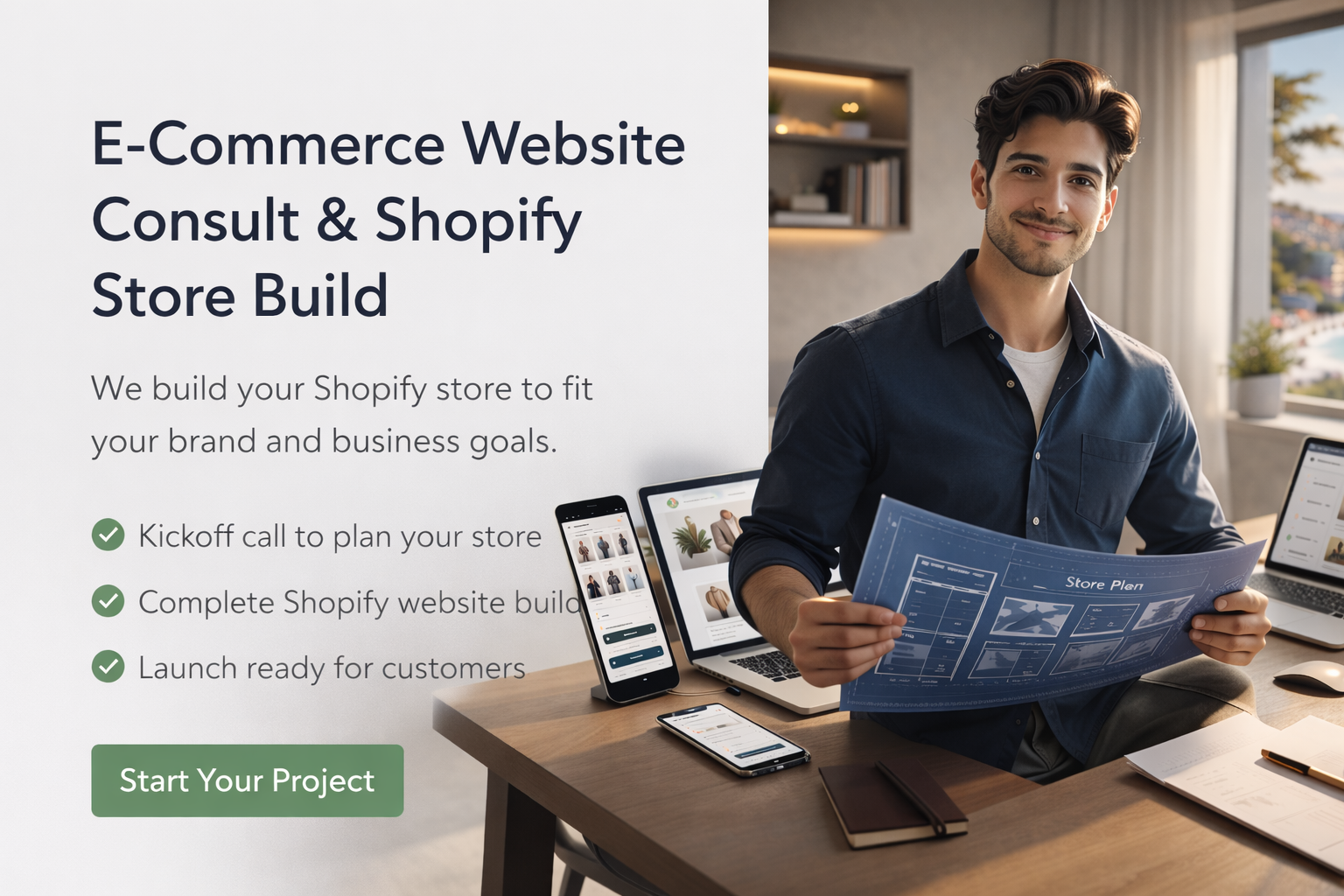 Korting Website Development, E-Commerce Website Consult + Shopify Store Build